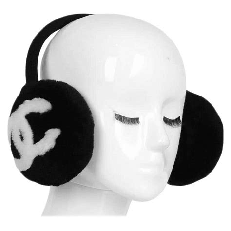 chanel earmuffs for sale|Chanel hair clip for sale.